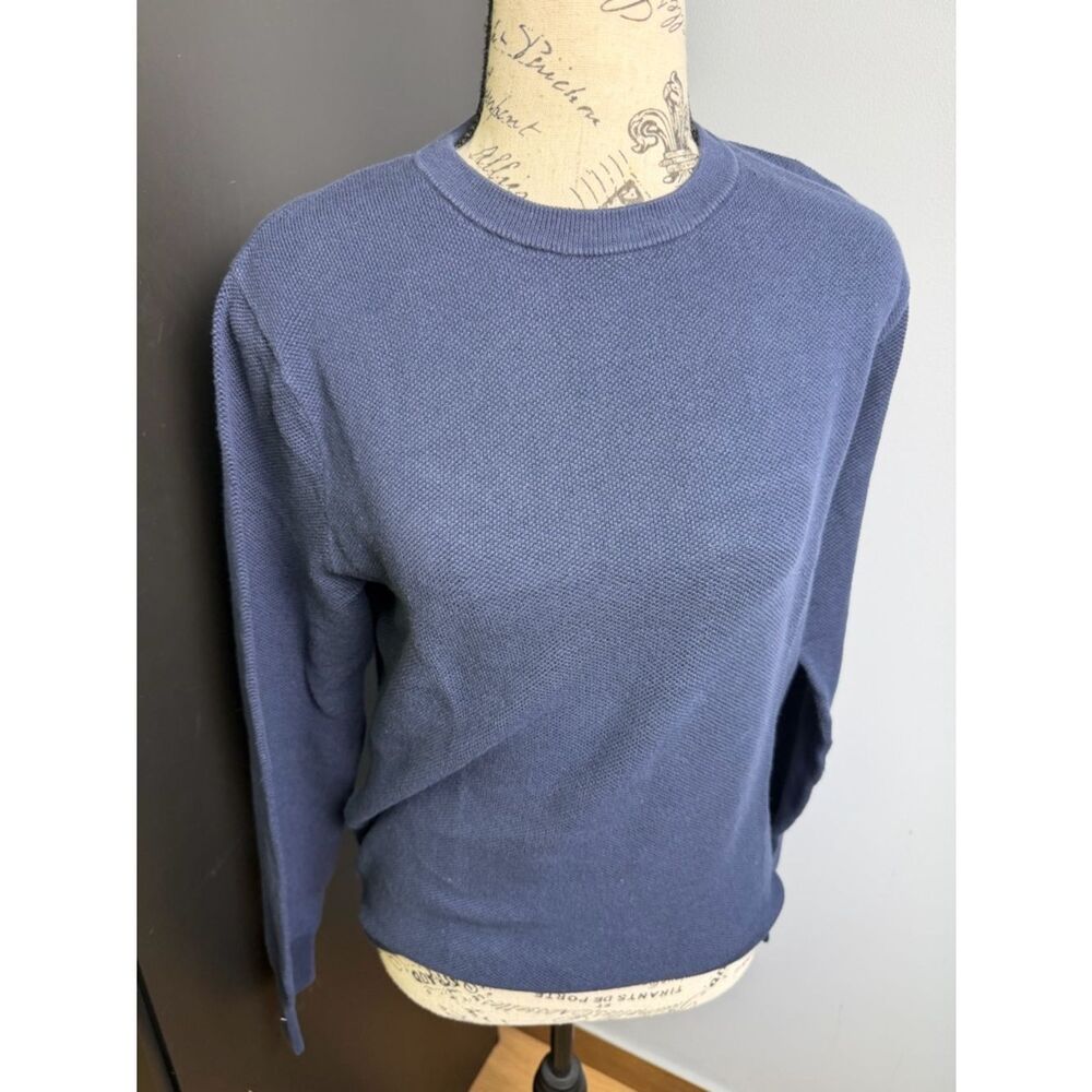 J.Crew Cotton piqué-stitch crewneck sweater NWOT Size S